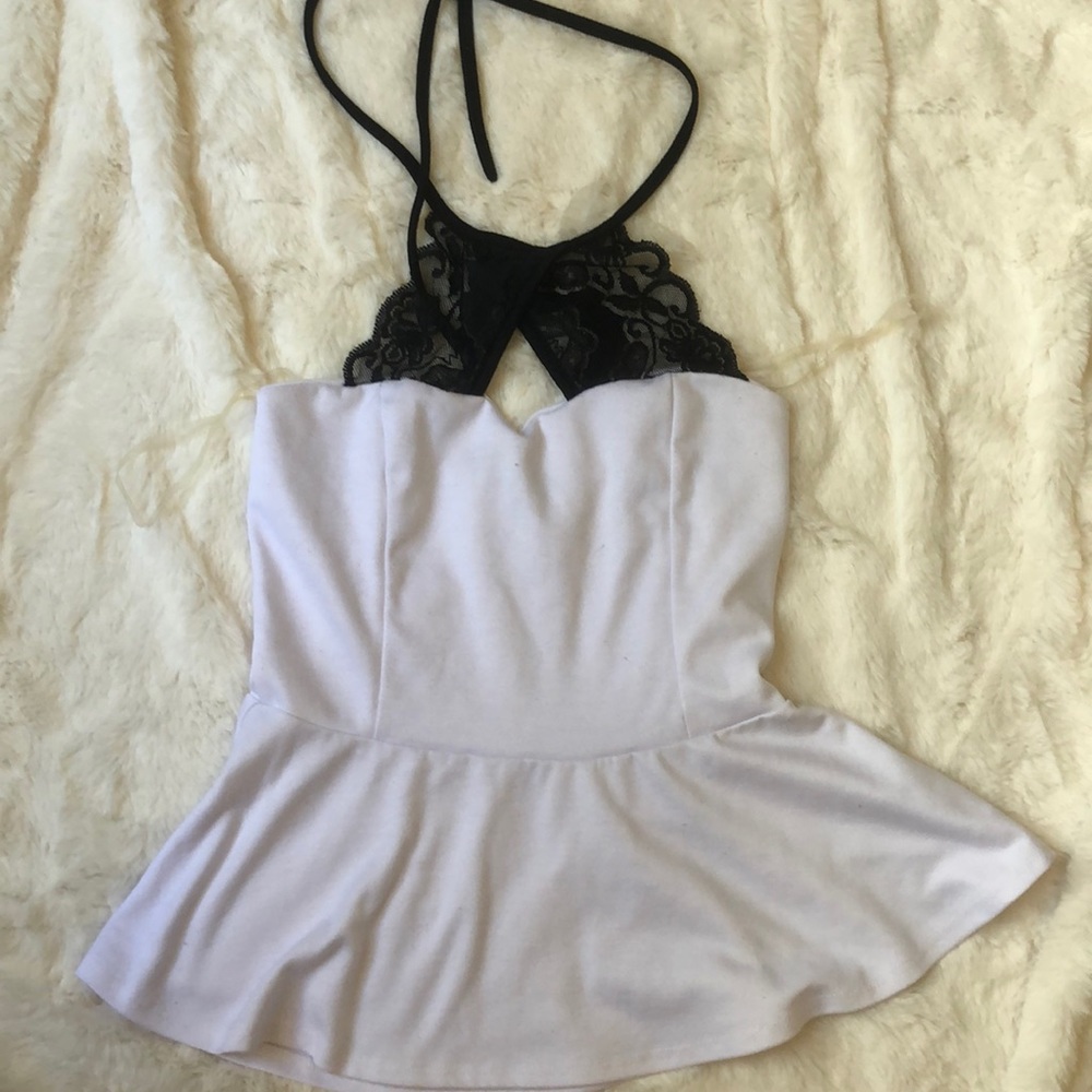 ❌SOLD❌ Lace Peplum